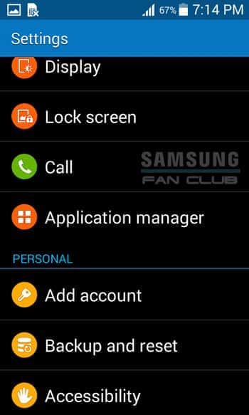 Backup & Reset Samsung Galaxy Note, S3, S5, S7