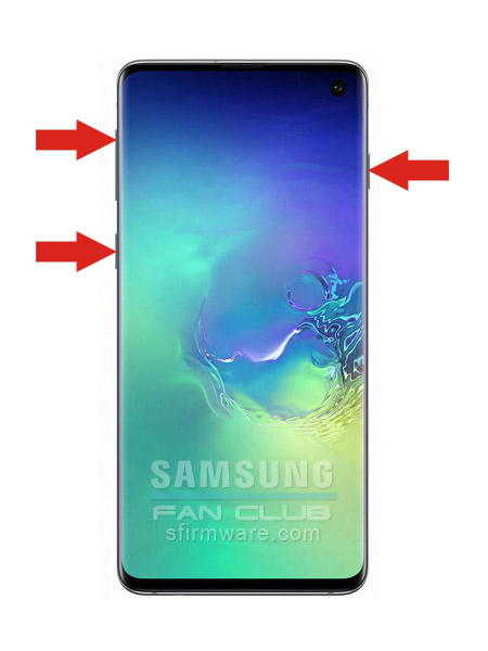 Аппаратный сброс Galaxy Note 8, S8, S9, S10