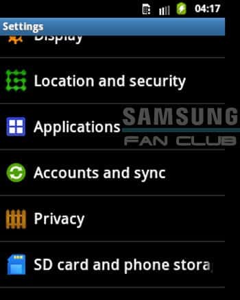 Privacidad Samsung Galaxy Tab, Fit, Grand