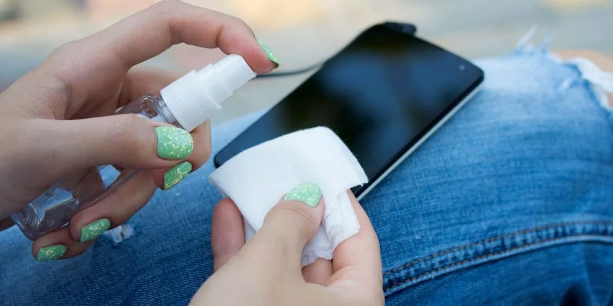 properly sanitize your smartphone