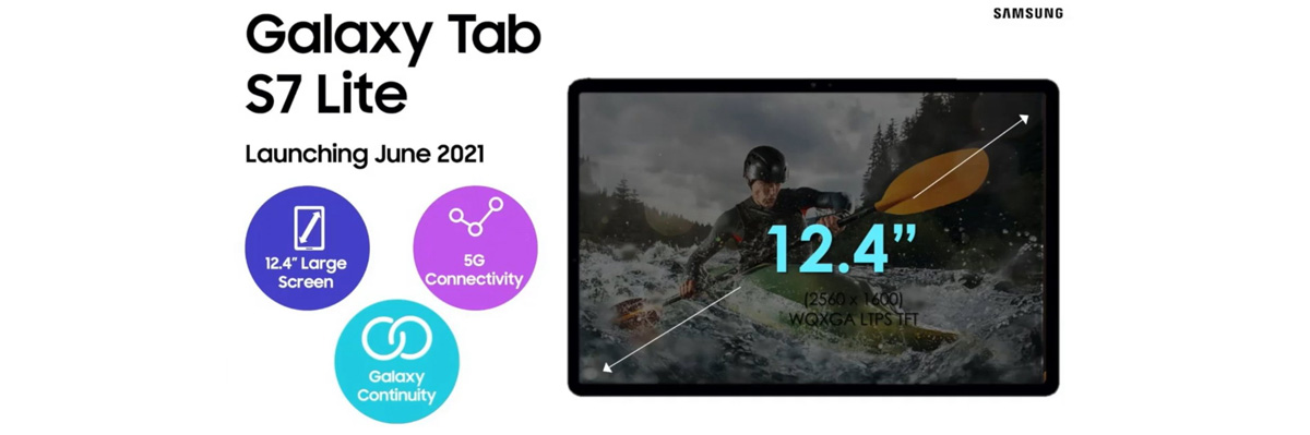 Das Galaxy Tab A7 Lite wird voraussichtlich im Juni 2021 veröffentlicht