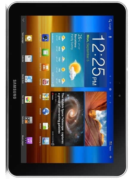 Rear Housing for Samsung i957 Galaxy Tab 8.9 AT T GSM Black Silver OEM OEM Part 